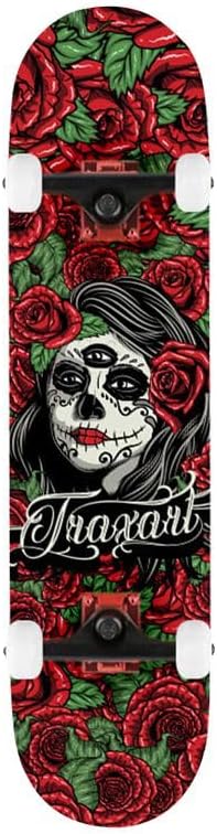 Skate Traxart Caveira Chicana DT-356 Vinho