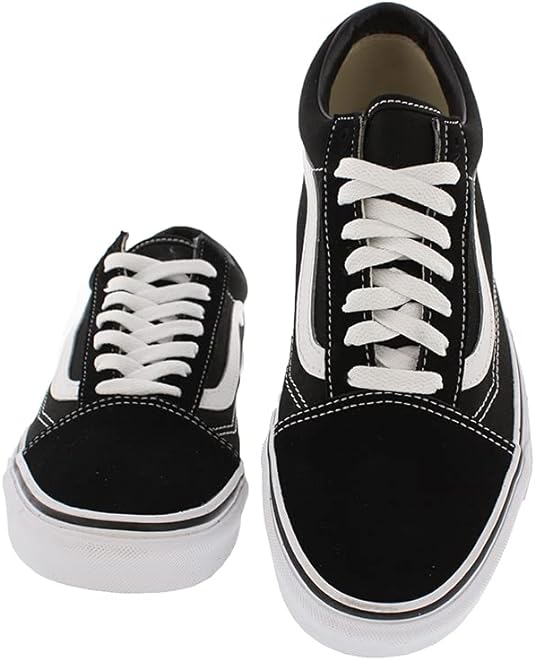 Tênis Vans Old Skool Preto/Branco Masculino 35, Feminino 36