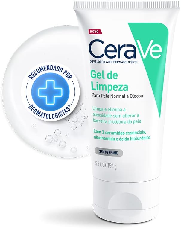 Gel de Limpeza Facial para Pele Oleosa Ácido Hialurônico e Niacinamida