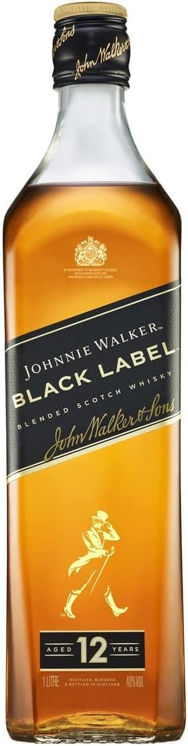 Whisky Escocês Blended Black Label Johnnie Walker 750ml