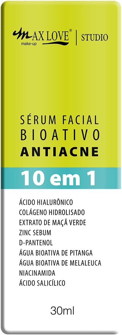 Serum Facial Bioativo Antiacne Antioleosidade 30ml