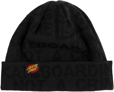 Gorro SANTA CRUZ Skate Não é Crime Preto/Carvão Original