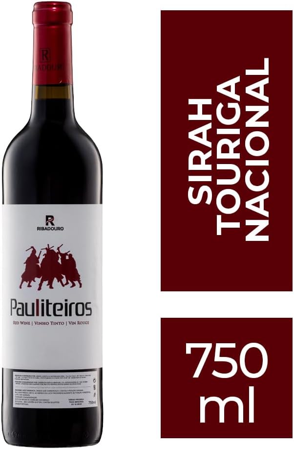 Vinho Português Pauliteiros Ribadouro 750Ml Tinto Seco