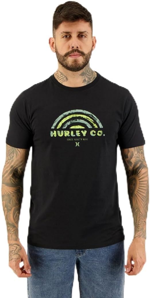 Camiseta Hurley Aqua Preta