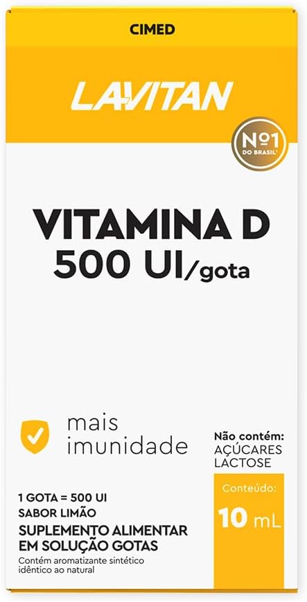 Vitamina D Lavitan Gotas 500 UI 10ml