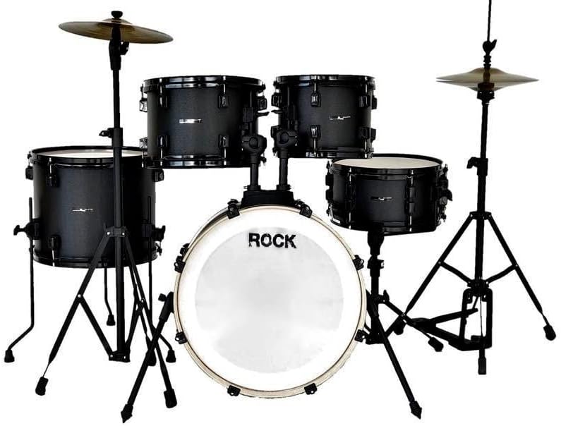 Bateria RMV Rock Series Black Completa