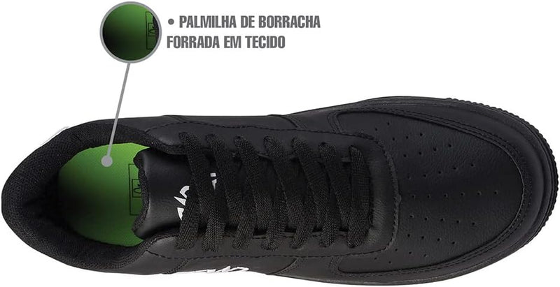 Tênis Runway Retrô Sneaker Preto