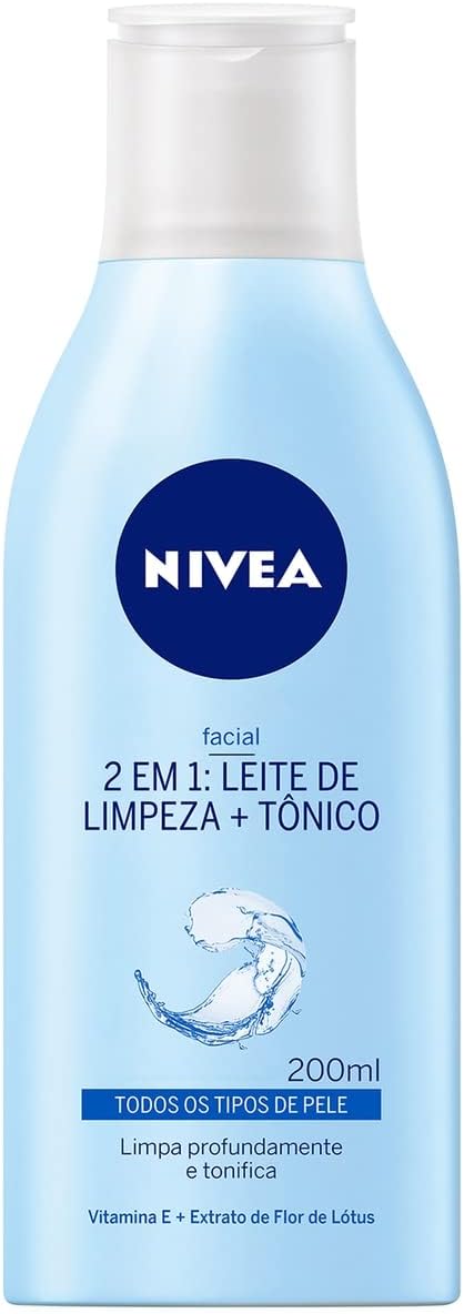 A Loção 2 em 1 200ml - Leite de Limpeza e Tônico