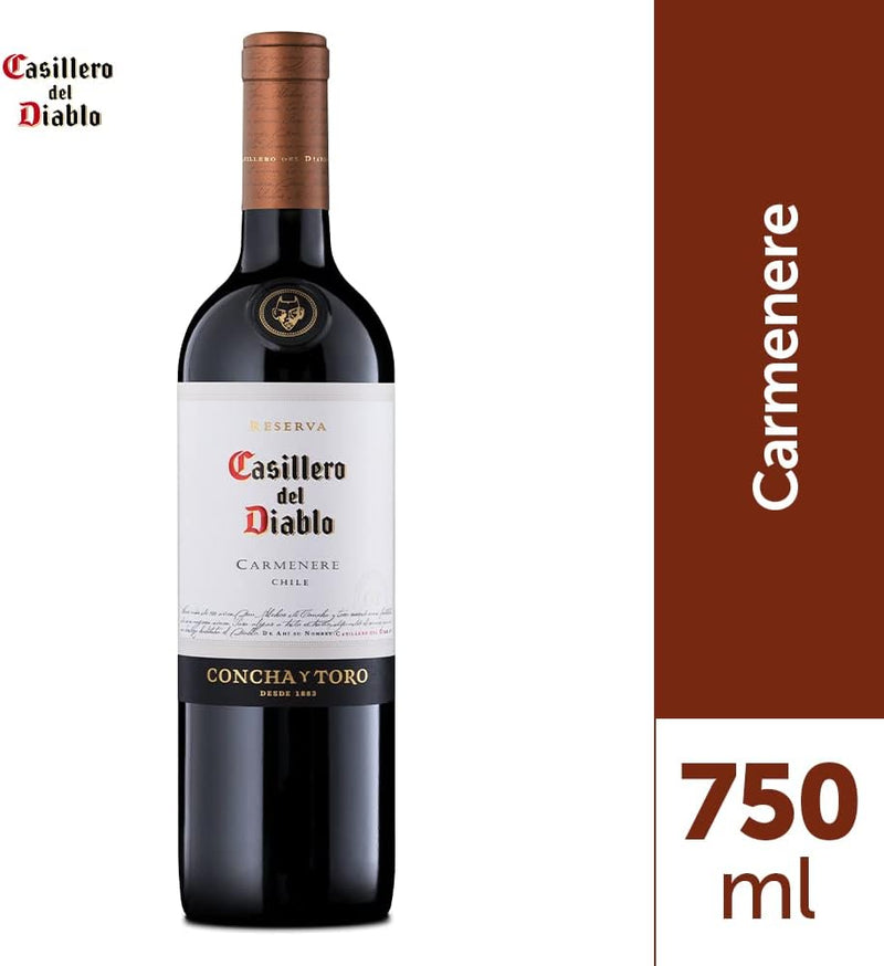 Vinho Del Diablo Concha y Toro Casillero Carmenere 750ml