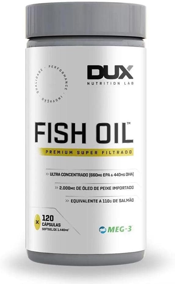 Fish Oil Omega 3 - Óleo De Peixe - 120 Cápsulas Dux