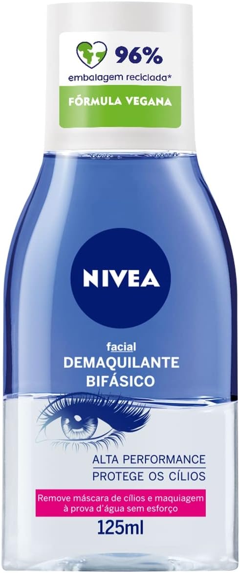 Demaquilante Facial Bifásico 125ml - Composto com Óleo de Girassol