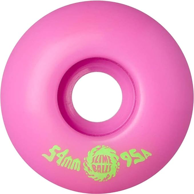 Roda SANTA CRUZ Slime 54mm Snot Rockets 95A Rosa Pastel