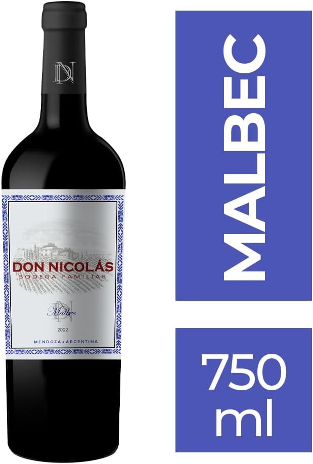 Vinho Tinto Argentino Don Nicolás Malbec 750Ml