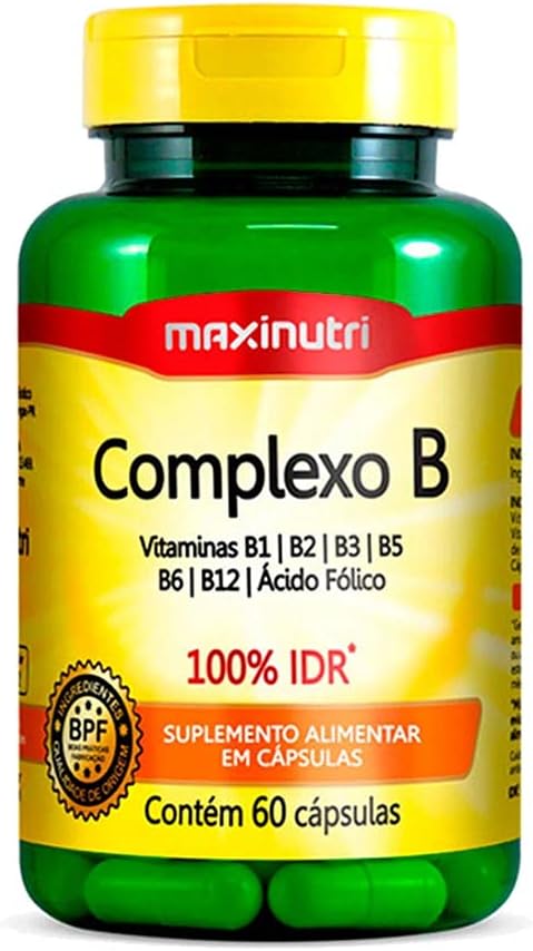 Vitamina Complexo B 100% Idr - 60 Cáps. Maxinutri