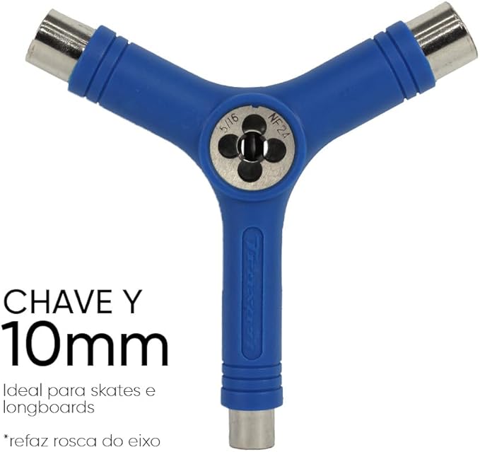 Chave Traxart Y 10x13x14mm DT Azul