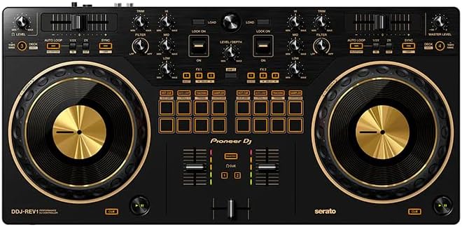 Controladora Pioneer DDJ-REV1-N Dourada