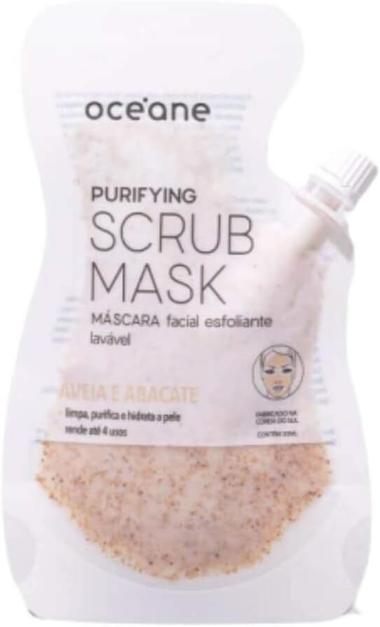 Máscara Facial Esfoliante de Aveia e Abacate Purifying Scrub Mask 35ml