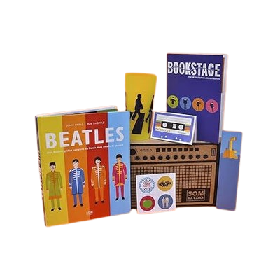 KIT Beatles Uma História Gráfica Completa Caixa de Colecionador Capa dura