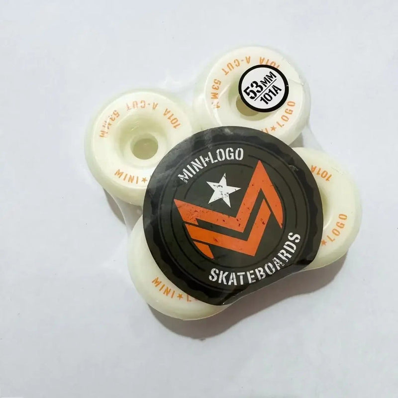 Roda Mini-Logo 53mm 101A Branco