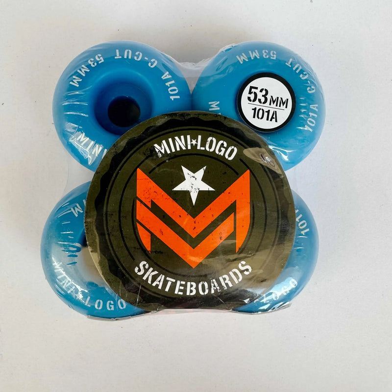 Roda Mini-Logo 53mm 101A Azul