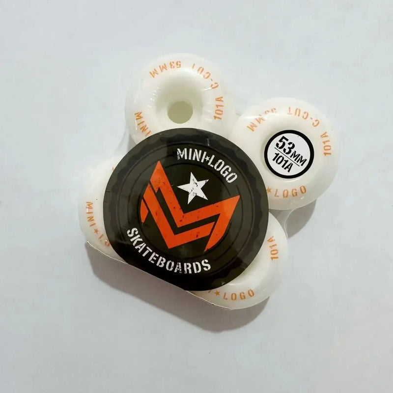 Roda Mini-Logo 53mm 101A Branco