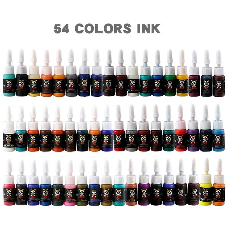 Tinta Skull Mixing Ink Natural 54 Unidades - SUPER PROMOÇÃO DE ATACADO A FIRMA