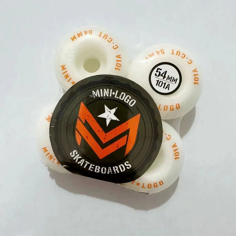 Roda Mini-Logo 54mm 101A Branco