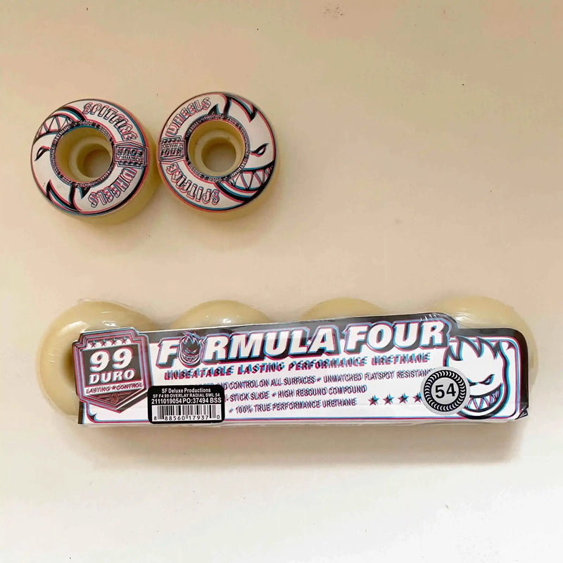 Roda Spitfire Formula Four 54mm Branco