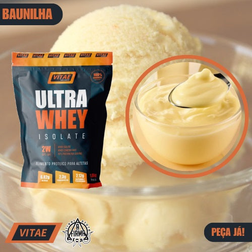 Ultra Whey Protein Isolate Vitae 1.8kg Refil - 8 Sabores