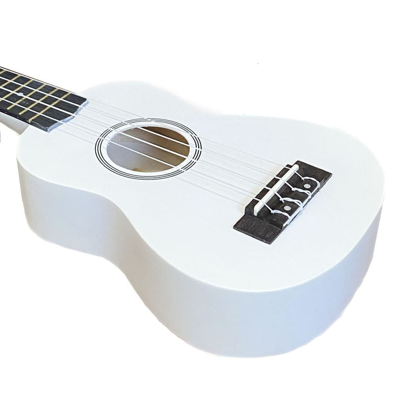 Ukulele Seven Soprano Suk-07 Wh Branco + Capa