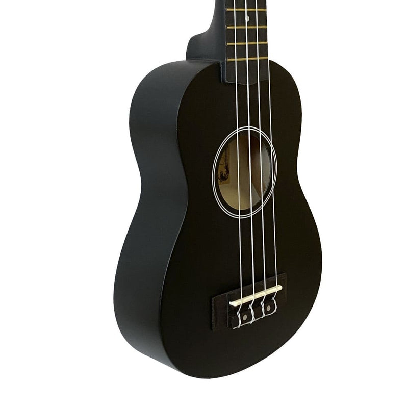 Ukulele Seven Soprano Suk-07 BK Preto + Capa + Afinador