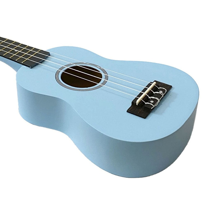 Ukulele Seven Soprano Suk-07 BK Azul + Capa + Afinador