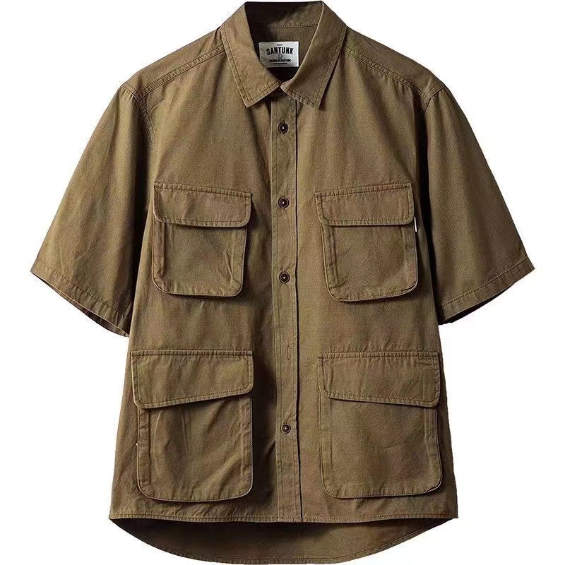 Work Shirt Santunk Castanho American