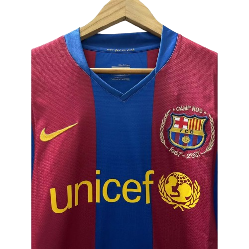 Camisa Barcelona 2007/08 Manga Longa