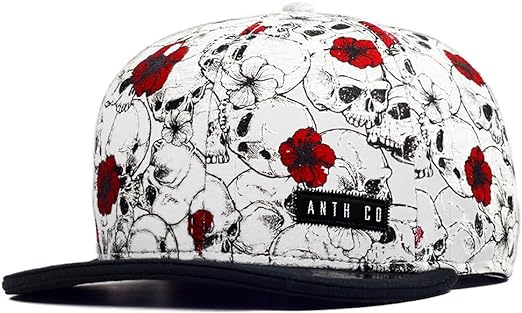 Boné Anth Co. Toten Branco Vermelho