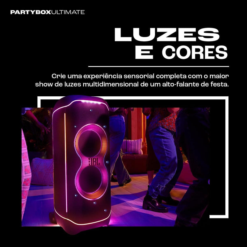 Caixa JBL PartyBox Ultimate 1100W RMS