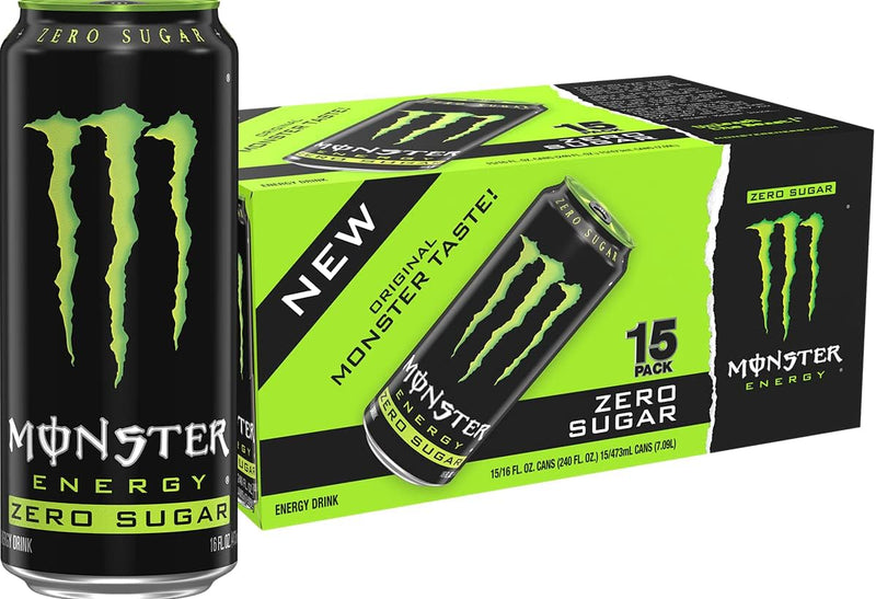 Kit 15x Monster Energy Zero Açúcar