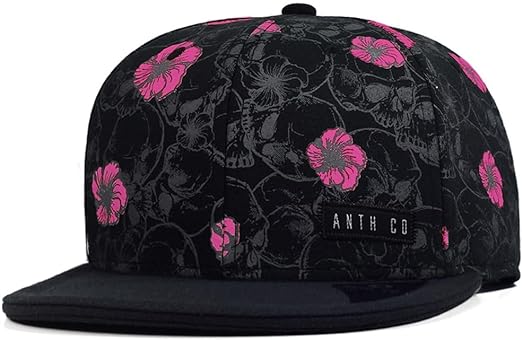 Snapback Anth Co. Toten Preto Rosa