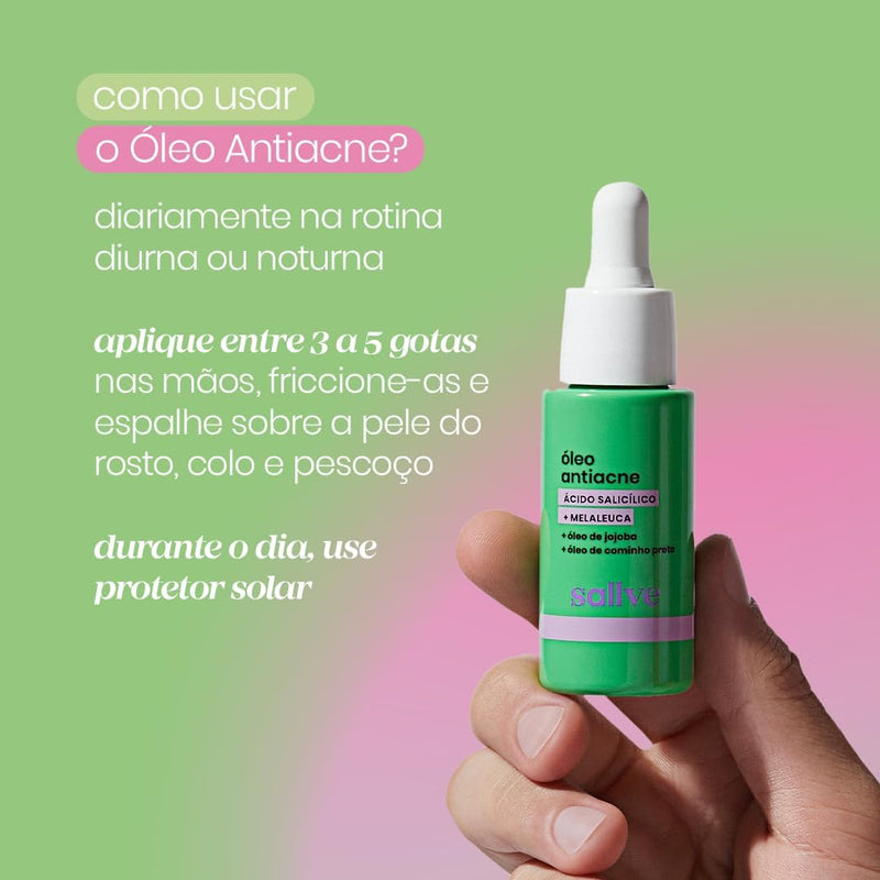 Óleo Antiacne 30g - Ácido Salicílico Melaleuca