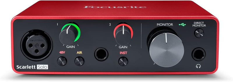 Interface de Áudio Focusrite Scarlett Solo