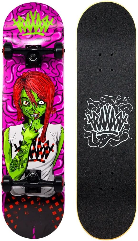 Skate Traxart Zombie Verde DZ-009