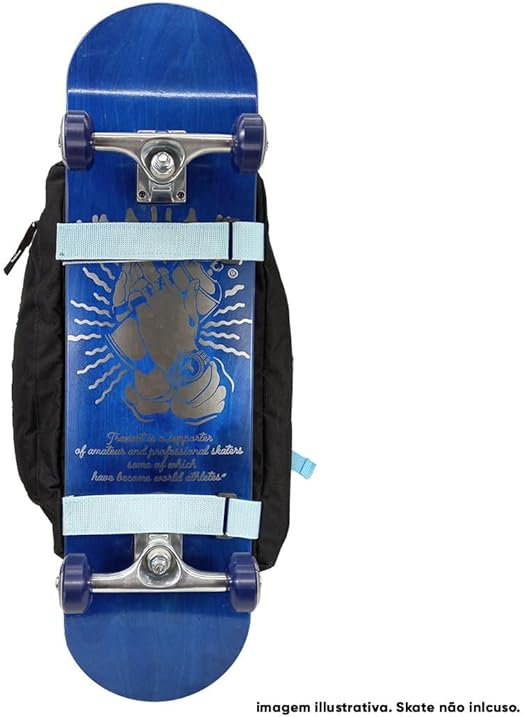 Mochila Traxart Pump Azul Skate