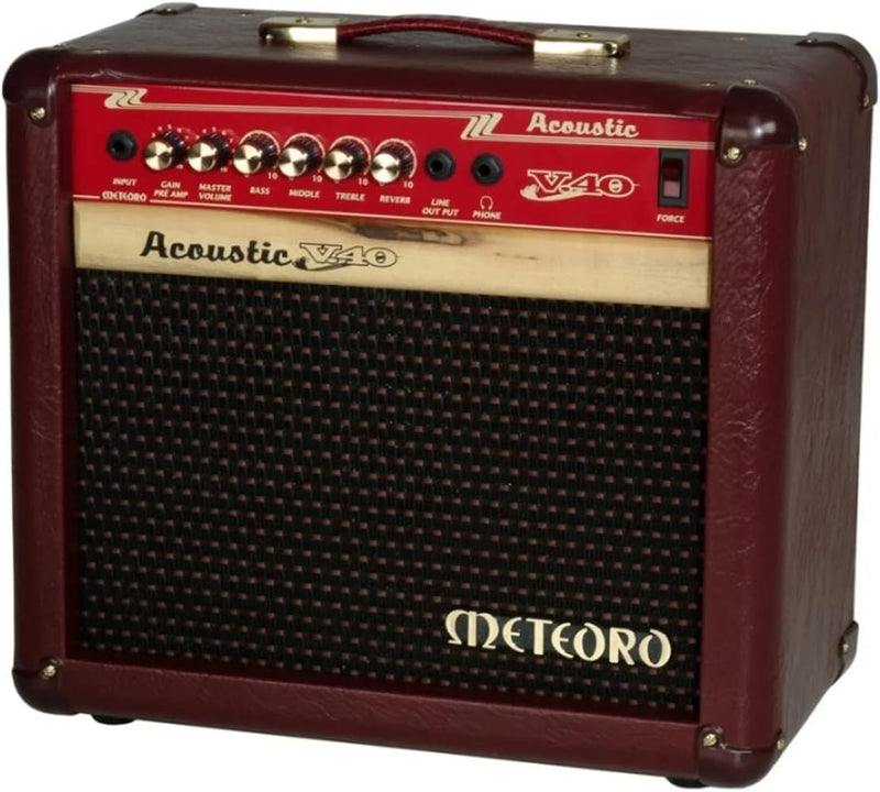 Amplificador Violão Meteoro V40 Acústico 40 Wrms