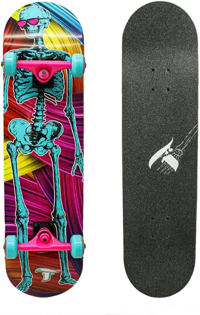 Skate Traxart X-Pro Skeleton Azul DZ-008