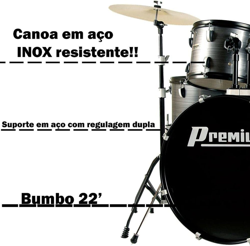 Bateria Premium DX722 BL Azul Completa