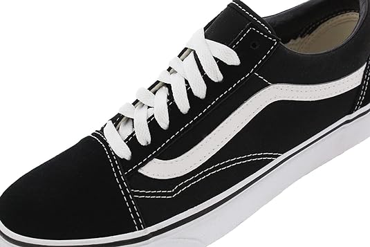 Tênis Vans Old Skool Preto/Branco Masculino 35, Feminino 36