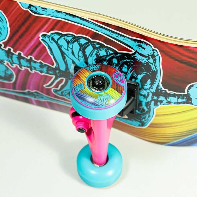 Skate Traxart X-Pro Skeleton Azul DZ-008