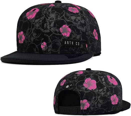 Snapback Anth Co. Toten Preto Rosa