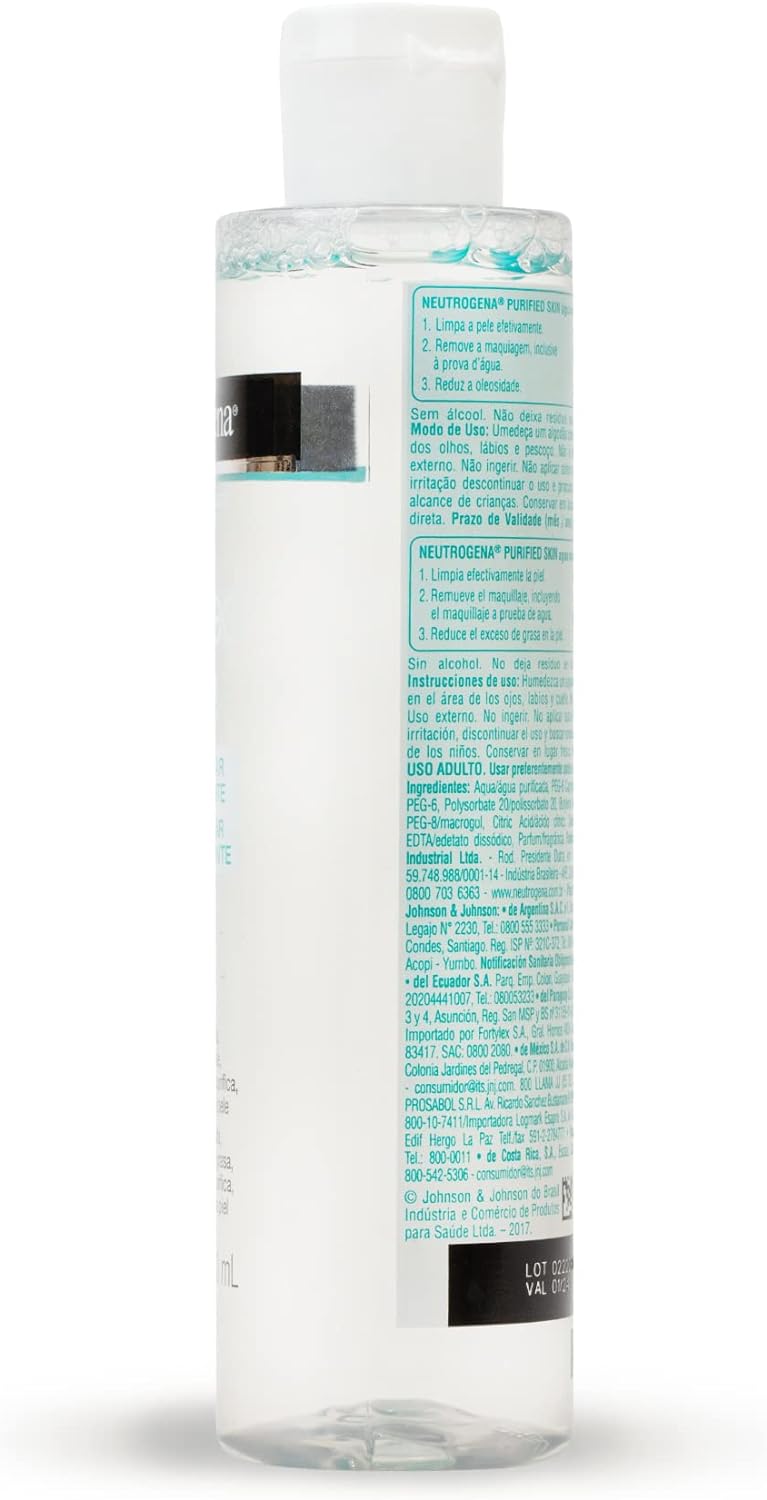 Água Micelar Demaquilante Purified SkiN 200ml