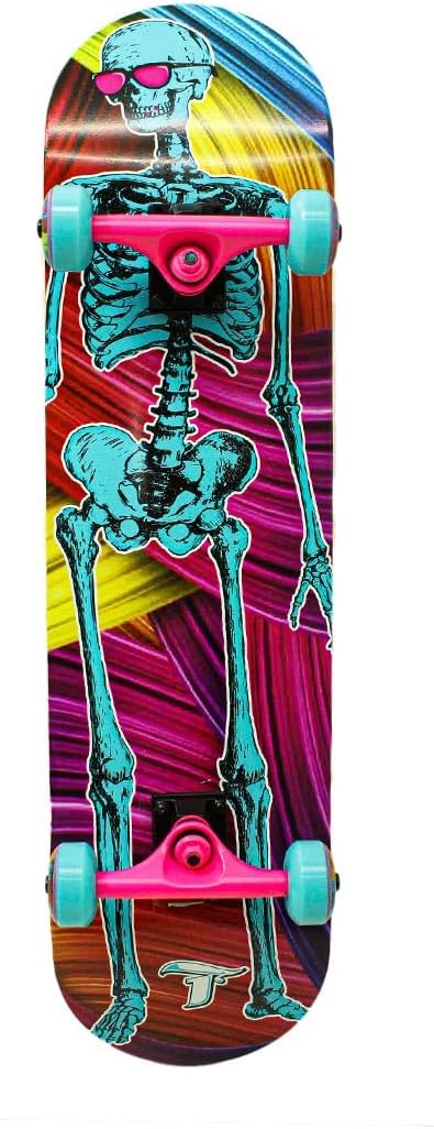 Skate Traxart X-Pro Skeleton Azul DZ-008